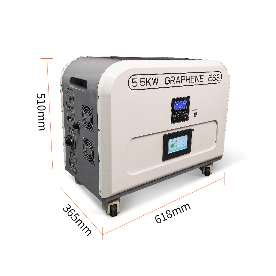 5.5KW 5.12KWH Reverse control energy storage integrated power supply