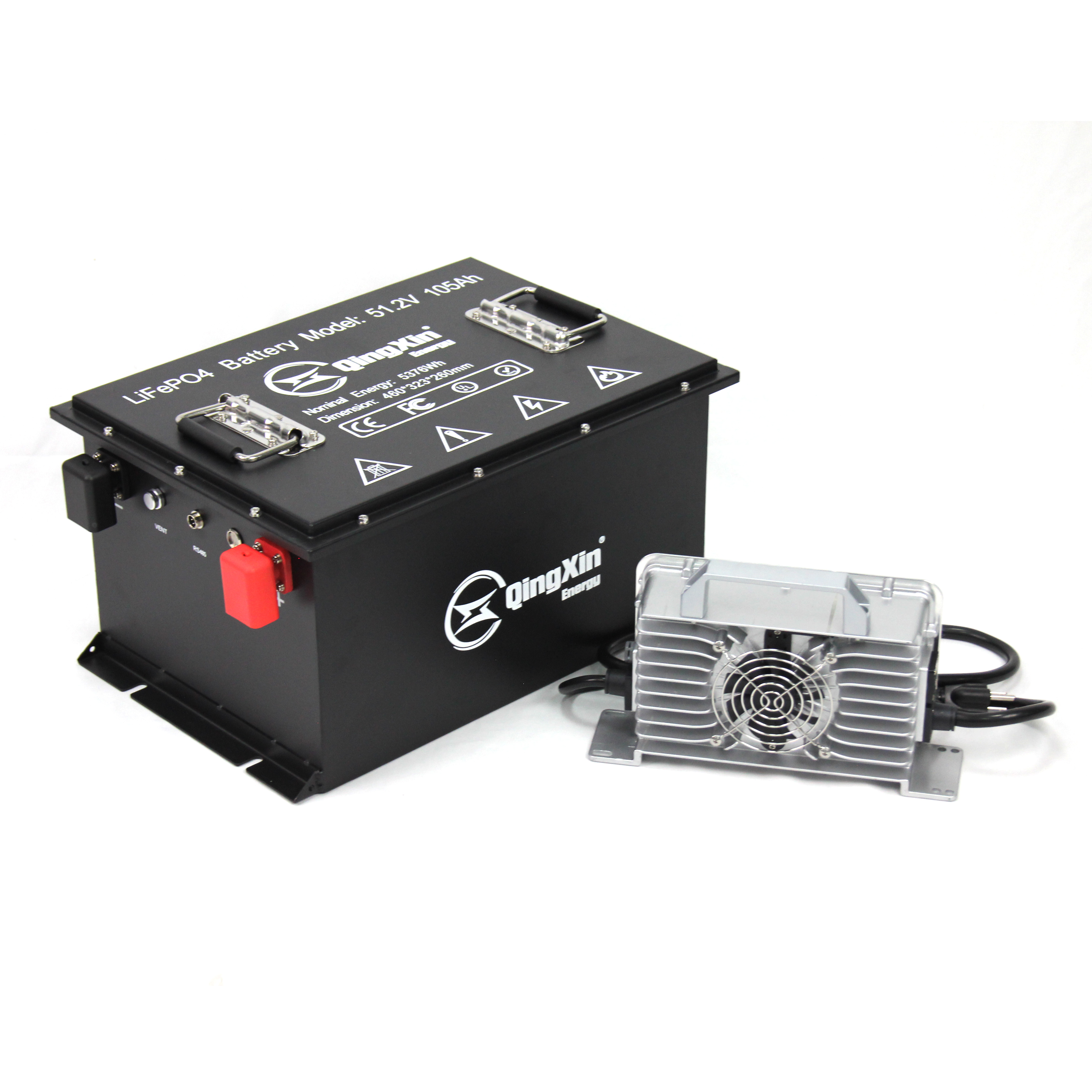 Qing Xin Energy Golf cart battery 51.2V 105AH